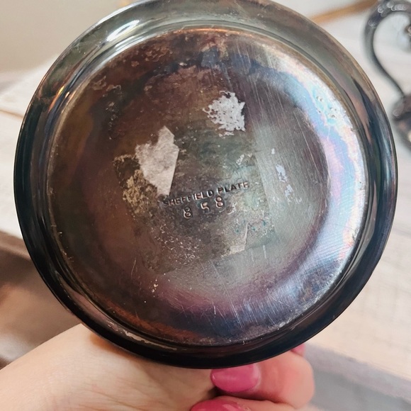 🌻5for25🌻 VTG SILVER SHEFFIELD PLATE TEAPOTS - Picture 4 of 12